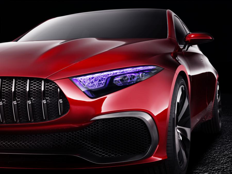 Детали экстерьера Mercedes-Benz Concept A Sedan 2017 года  (фото 6 из 10)